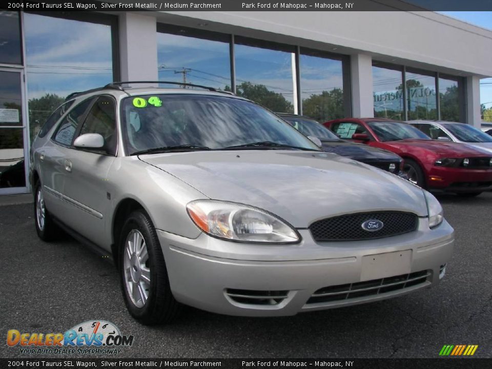 2004 Ford Taurus SEL Wagon Silver Frost Metallic / Medium Parchment Photo #1
