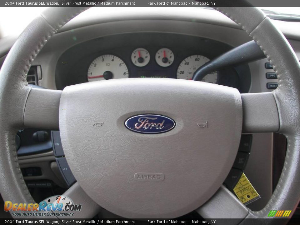 2004 Ford Taurus SEL Wagon Silver Frost Metallic / Medium Parchment Photo #18