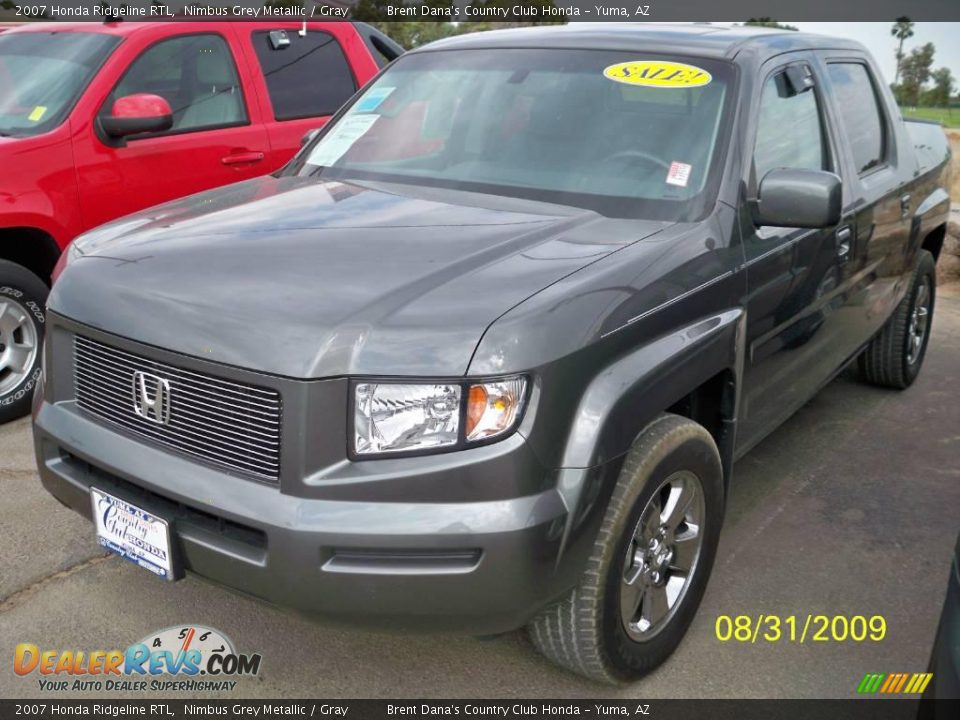 2007 Honda Ridgeline RTL Nimbus Grey Metallic / Gray Photo #1