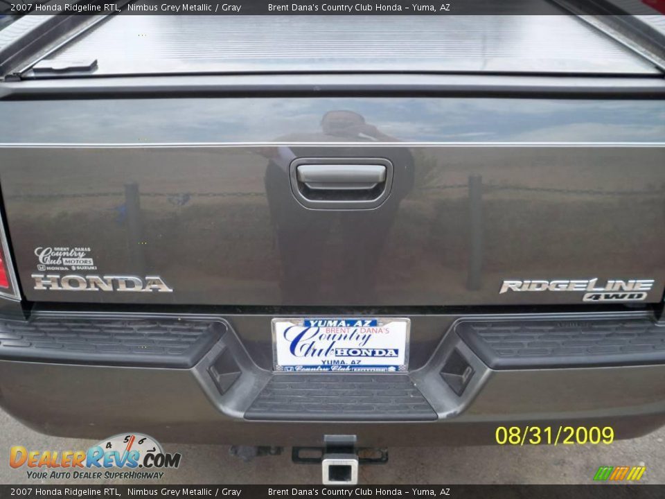 2007 Honda Ridgeline RTL Nimbus Grey Metallic / Gray Photo #3