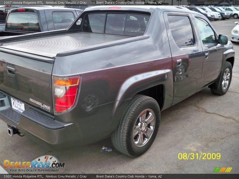 2007 Honda Ridgeline RTL Nimbus Grey Metallic / Gray Photo #4