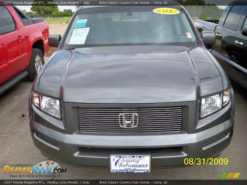 2007 Honda Ridgeline RTL Nimbus Grey Metallic / Gray Photo #6