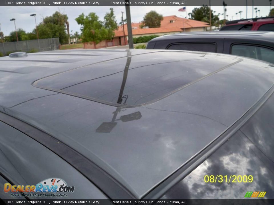 2007 Honda Ridgeline RTL Nimbus Grey Metallic / Gray Photo #7