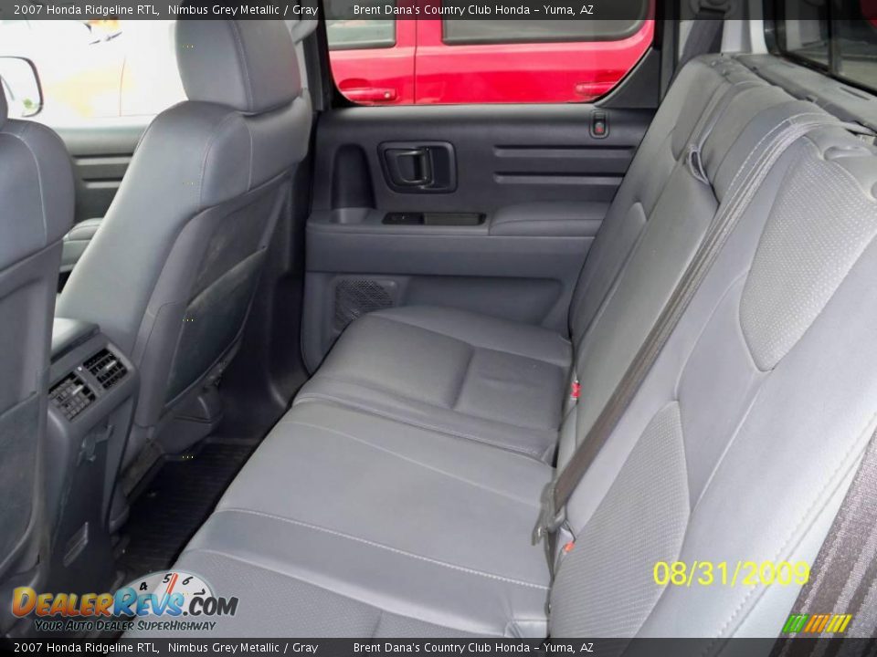 2007 Honda Ridgeline RTL Nimbus Grey Metallic / Gray Photo #10