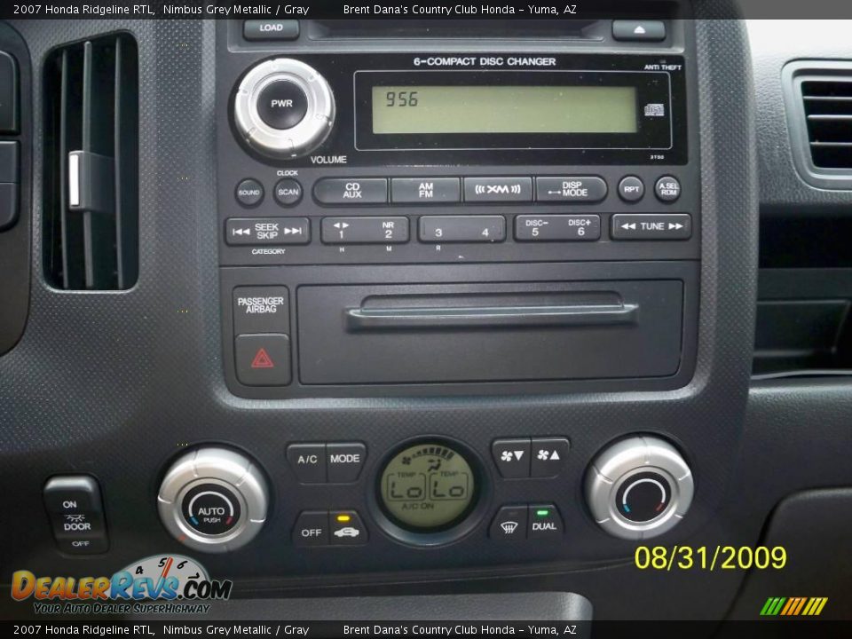 2007 Honda Ridgeline RTL Nimbus Grey Metallic / Gray Photo #13