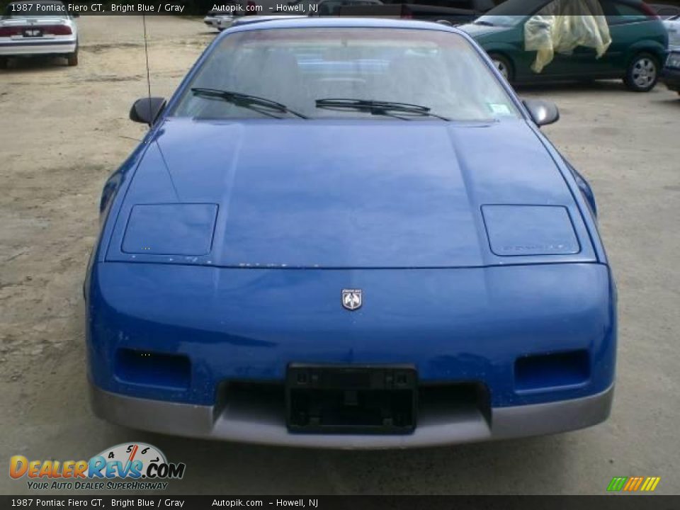 1987 Pontiac Fiero GT Bright Blue / Gray Photo #1