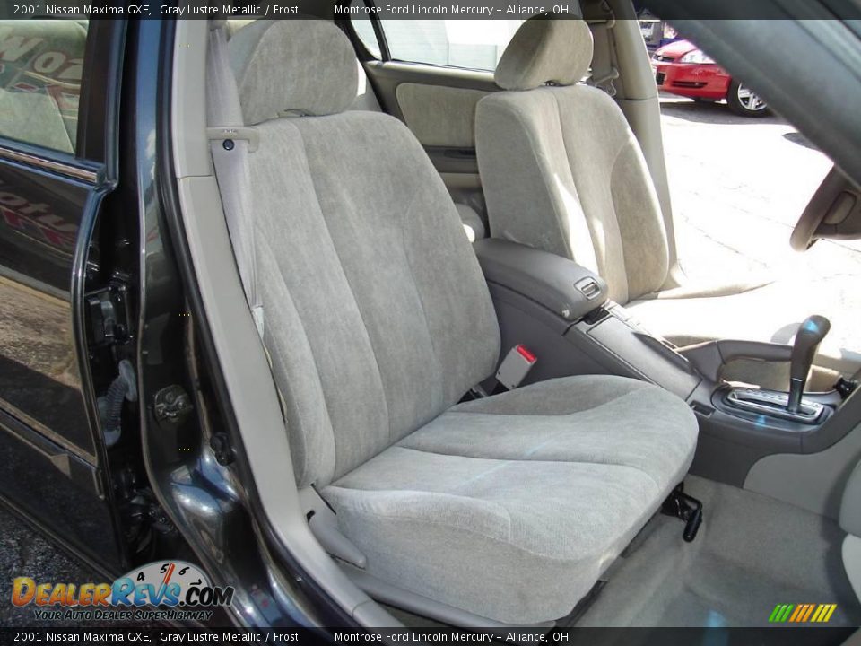 2001 Nissan Maxima GXE Gray Lustre Metallic / Frost Photo #13