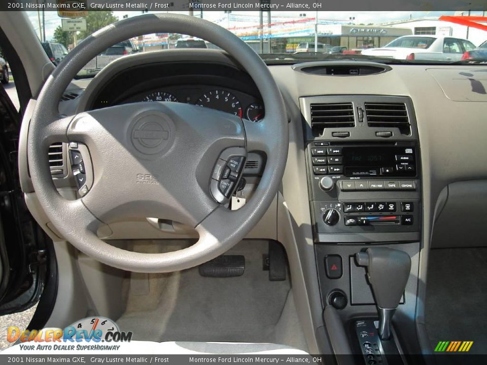 2001 Nissan Maxima GXE Gray Lustre Metallic / Frost Photo #16