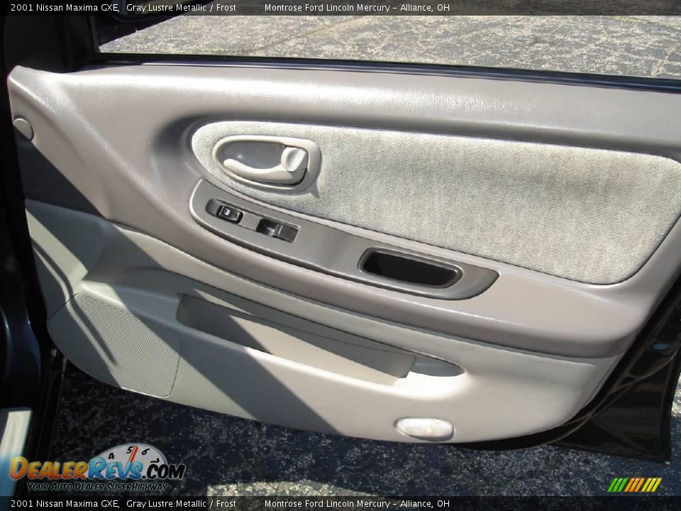 2001 Nissan Maxima GXE Gray Lustre Metallic / Frost Photo #18