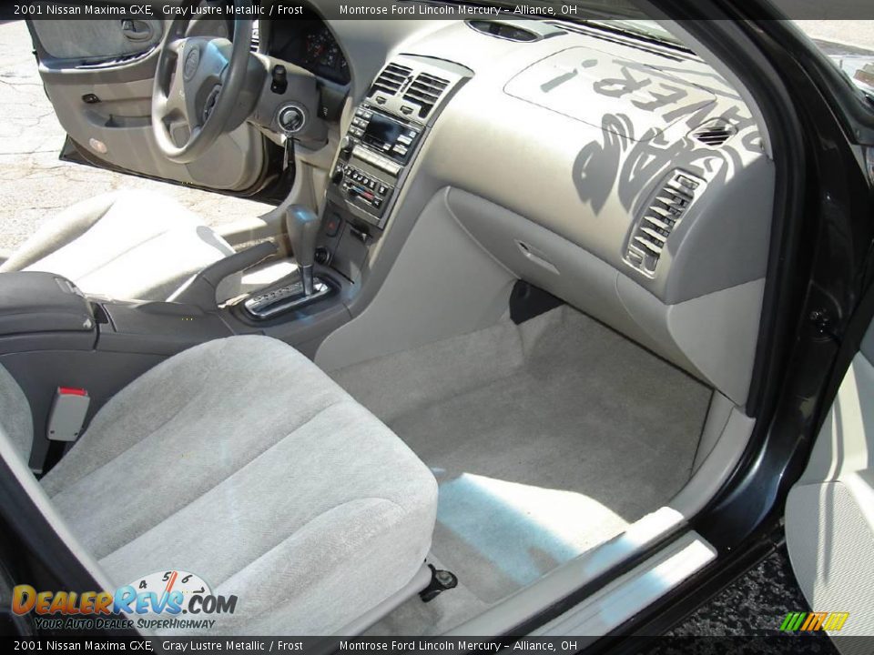 2001 Nissan Maxima GXE Gray Lustre Metallic / Frost Photo #19