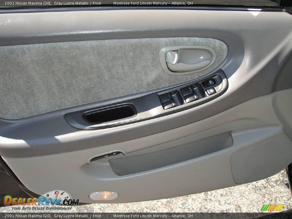 2001 Nissan Maxima GXE Gray Lustre Metallic / Frost Photo #21