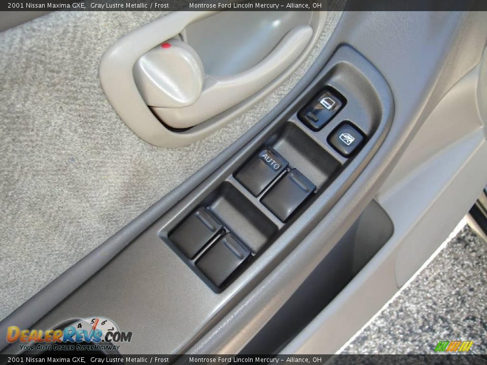 2001 Nissan Maxima GXE Gray Lustre Metallic / Frost Photo #22