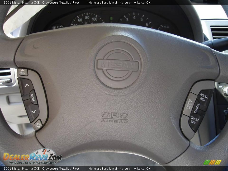2001 Nissan Maxima GXE Gray Lustre Metallic / Frost Photo #26