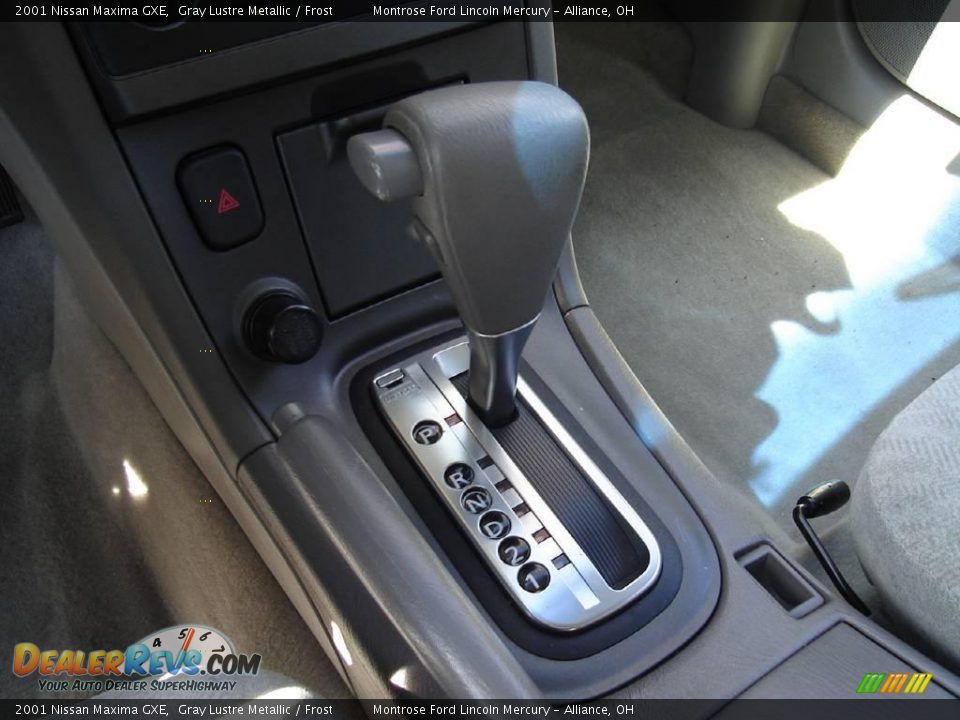 2001 Nissan Maxima GXE Gray Lustre Metallic / Frost Photo #28