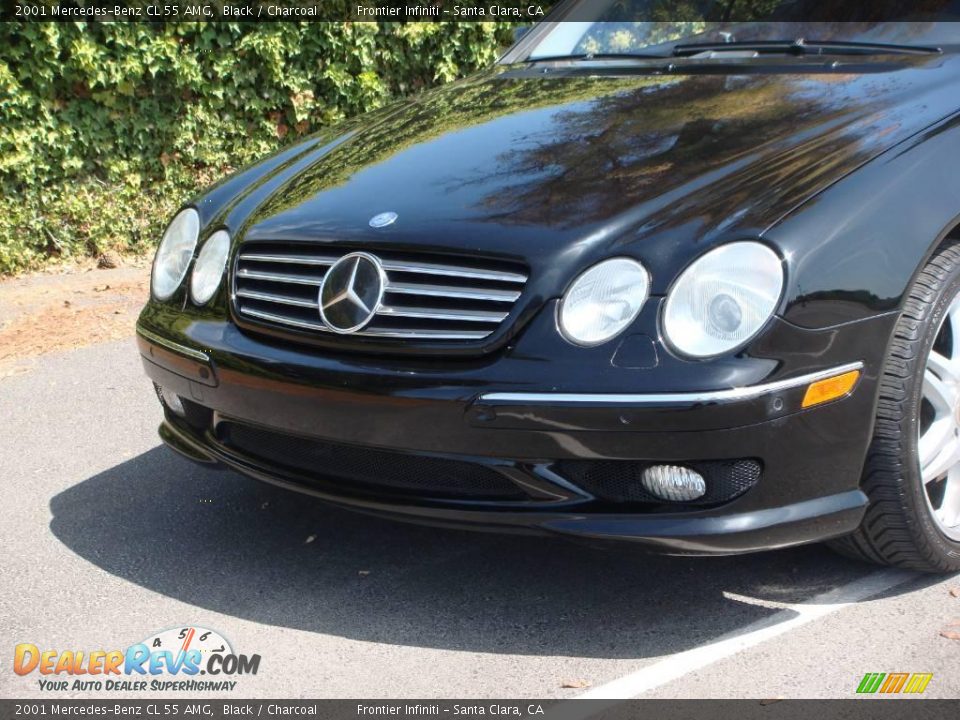 2001 Mercedes-Benz CL 55 AMG Black / Charcoal Photo #2