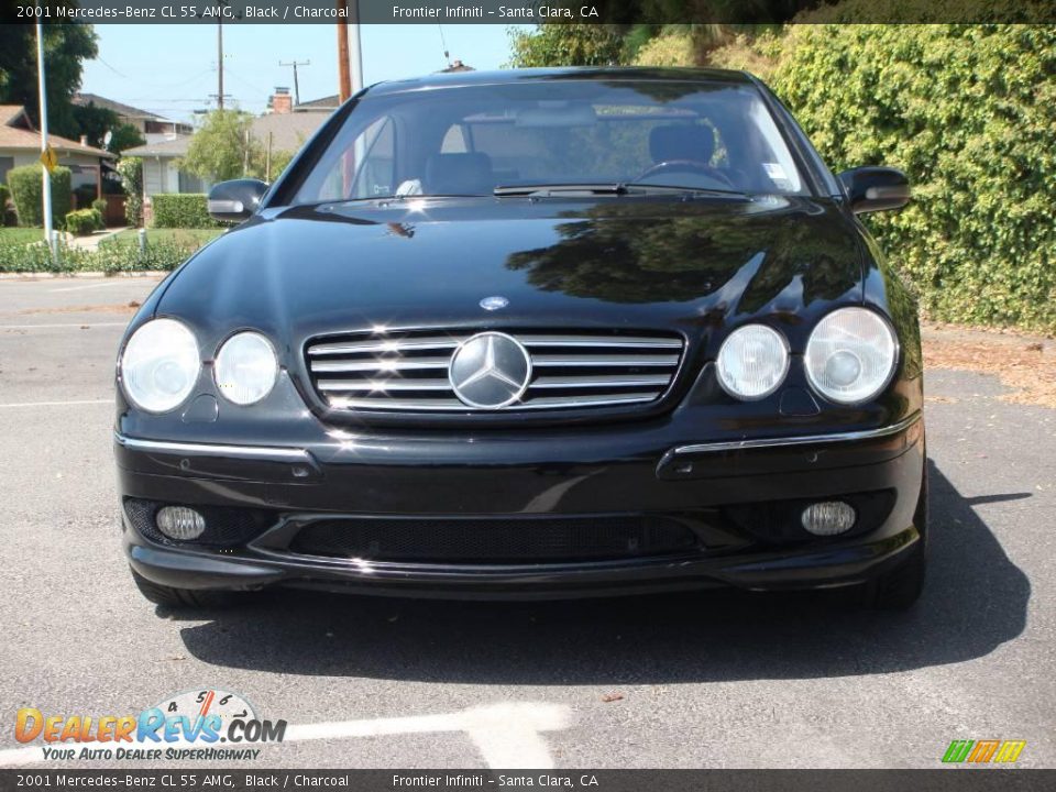 2001 Mercedes-Benz CL 55 AMG Black / Charcoal Photo #7