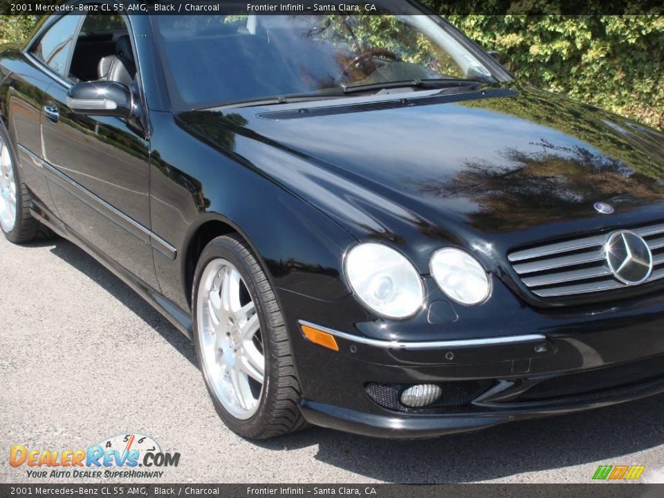 2001 Mercedes-Benz CL 55 AMG Black / Charcoal Photo #8