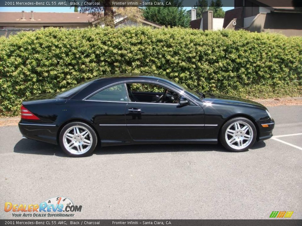 2001 Mercedes-Benz CL 55 AMG Black / Charcoal Photo #11