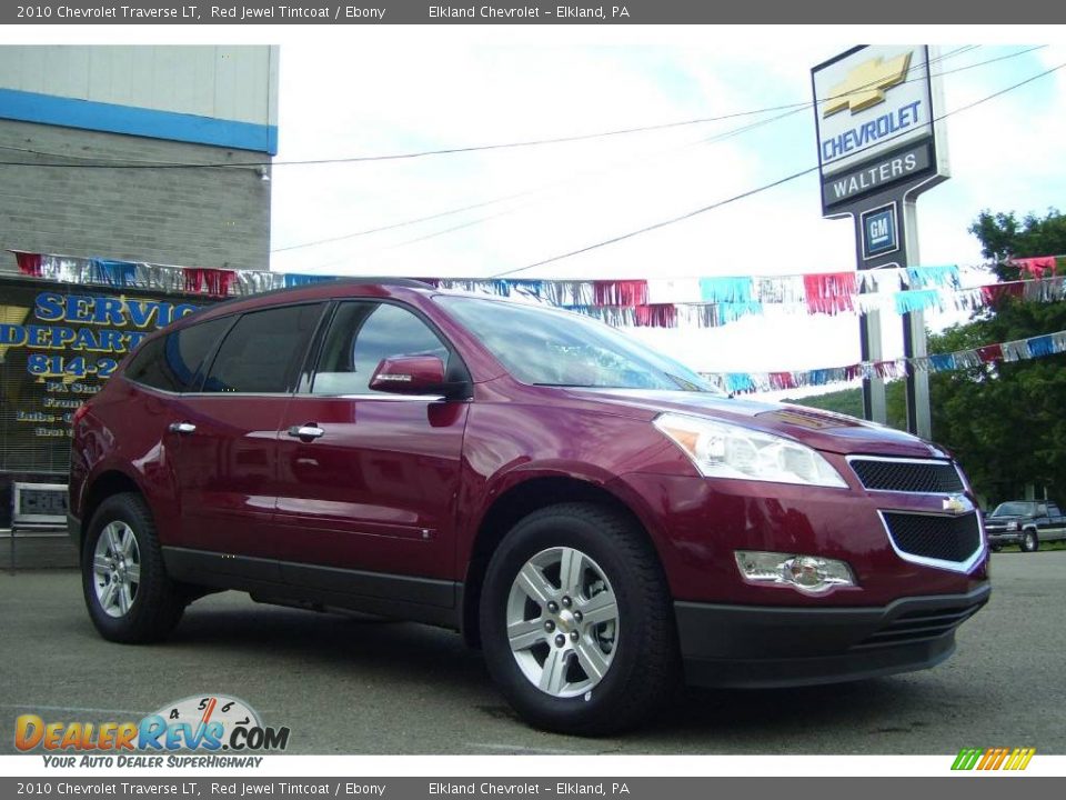 2010 Chevrolet Traverse LT Red Jewel Tintcoat / Ebony Photo #3