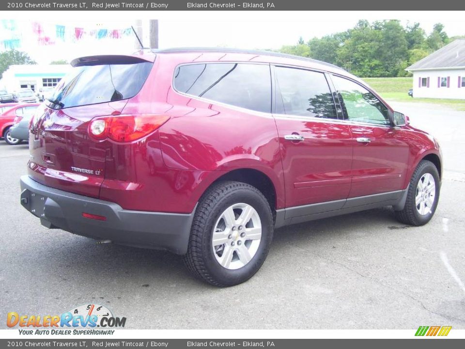2010 Chevrolet Traverse LT Red Jewel Tintcoat / Ebony Photo #5