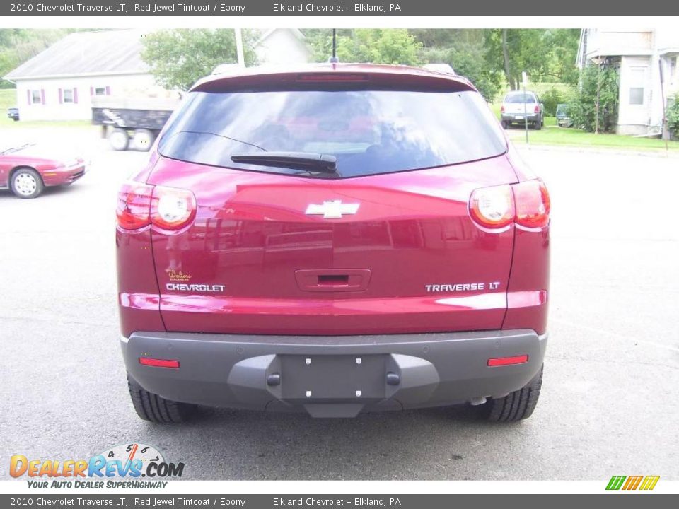 2010 Chevrolet Traverse LT Red Jewel Tintcoat / Ebony Photo #6