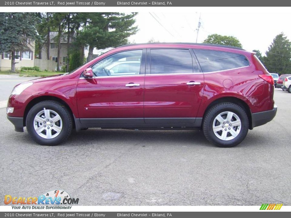 2010 Chevrolet Traverse LT Red Jewel Tintcoat / Ebony Photo #8