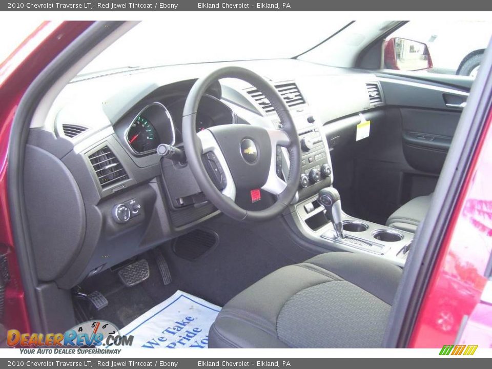 2010 Chevrolet Traverse LT Red Jewel Tintcoat / Ebony Photo #24