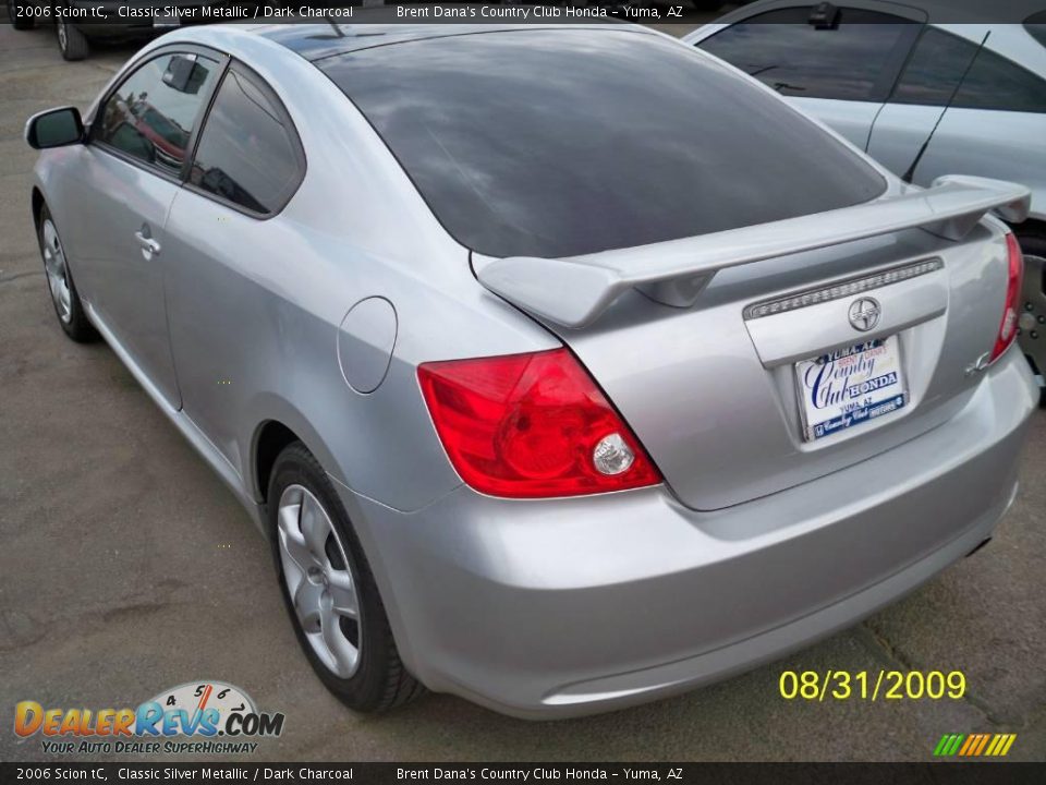 2006 Scion tC Classic Silver Metallic / Dark Charcoal Photo #2