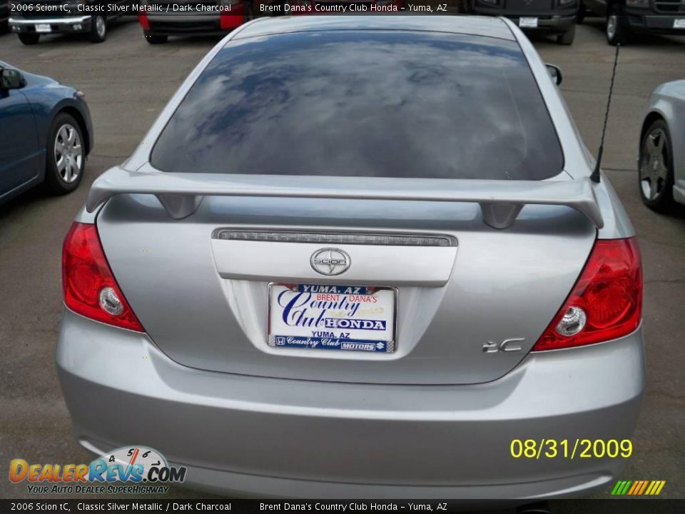 2006 Scion tC Classic Silver Metallic / Dark Charcoal Photo #4