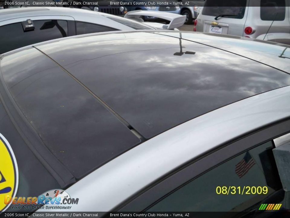 2006 Scion tC Classic Silver Metallic / Dark Charcoal Photo #7