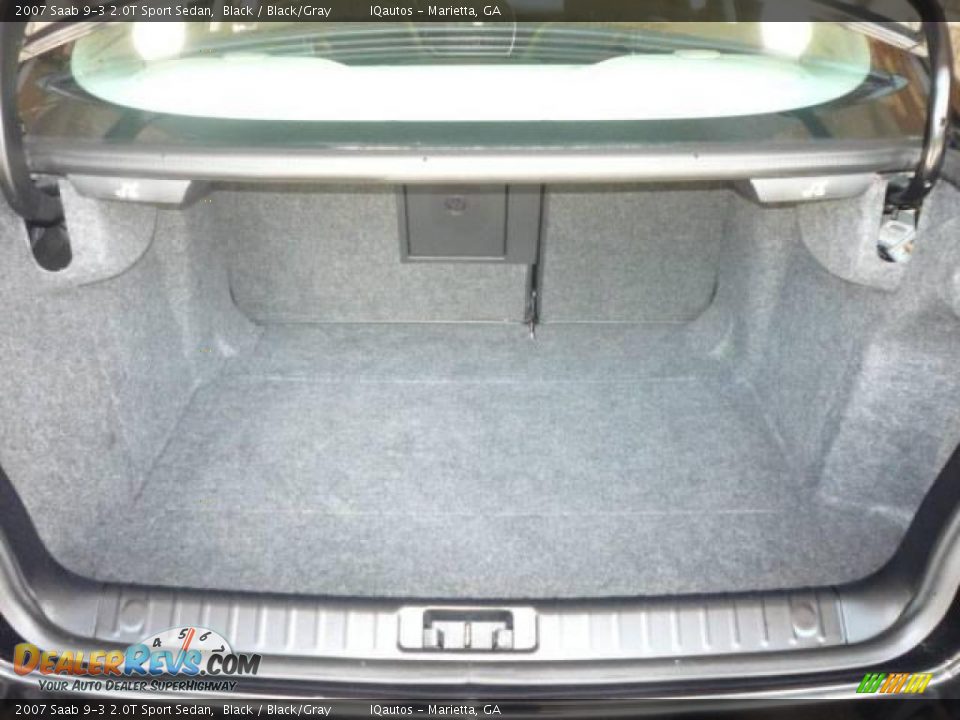 2007 Saab 9-3 2.0T Sport Sedan Black / Black/Gray Photo #25