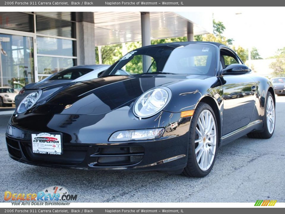 2006 Porsche 911 Carrera Cabriolet Black / Black Photo #1