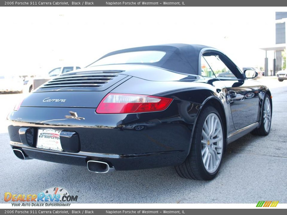 2006 Porsche 911 Carrera Cabriolet Black / Black Photo #4