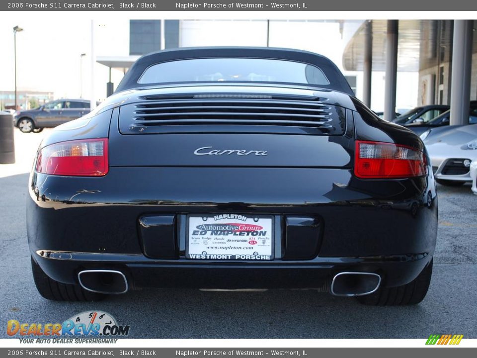2006 Porsche 911 Carrera Cabriolet Black / Black Photo #5