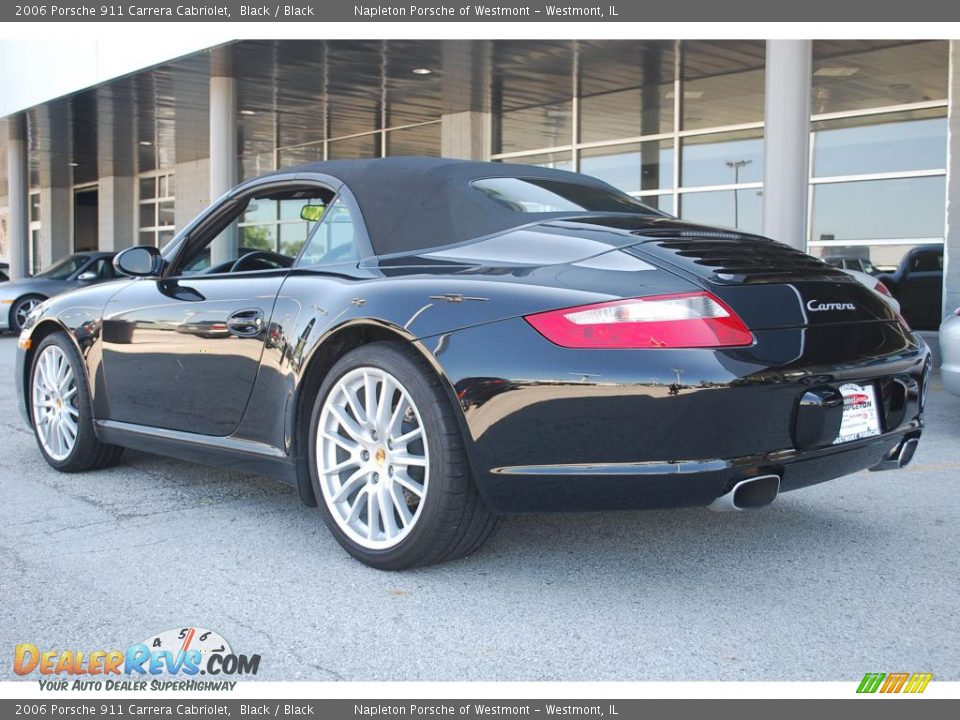 2006 Porsche 911 Carrera Cabriolet Black / Black Photo #6