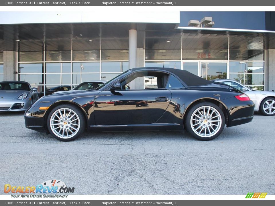 2006 Porsche 911 Carrera Cabriolet Black / Black Photo #7