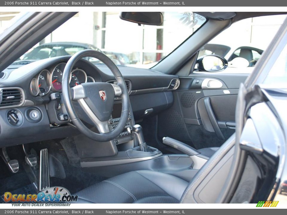 2006 Porsche 911 Carrera Cabriolet Black / Black Photo #8