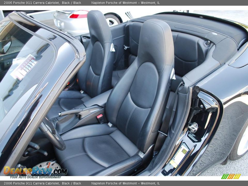 2006 Porsche 911 Carrera Cabriolet Black / Black Photo #9
