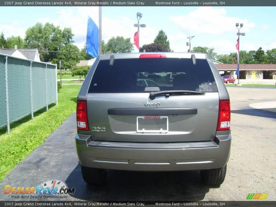 2007 Jeep Grand Cherokee Laredo 4x4 Mineral Gray Metallic / Medium Slate Gray Photo #4