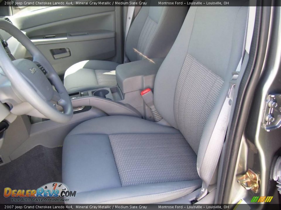 2007 Jeep Grand Cherokee Laredo 4x4 Mineral Gray Metallic / Medium Slate Gray Photo #8