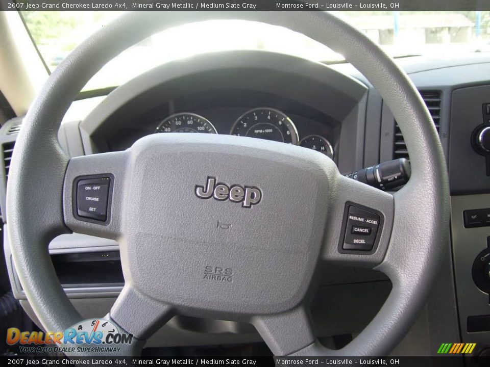2007 Jeep Grand Cherokee Laredo 4x4 Mineral Gray Metallic / Medium Slate Gray Photo #9