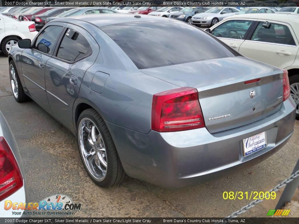 2007 Dodge Charger SXT Silver Steel Metallic / Dark Slate Gray/Light Slate Gray Photo #1