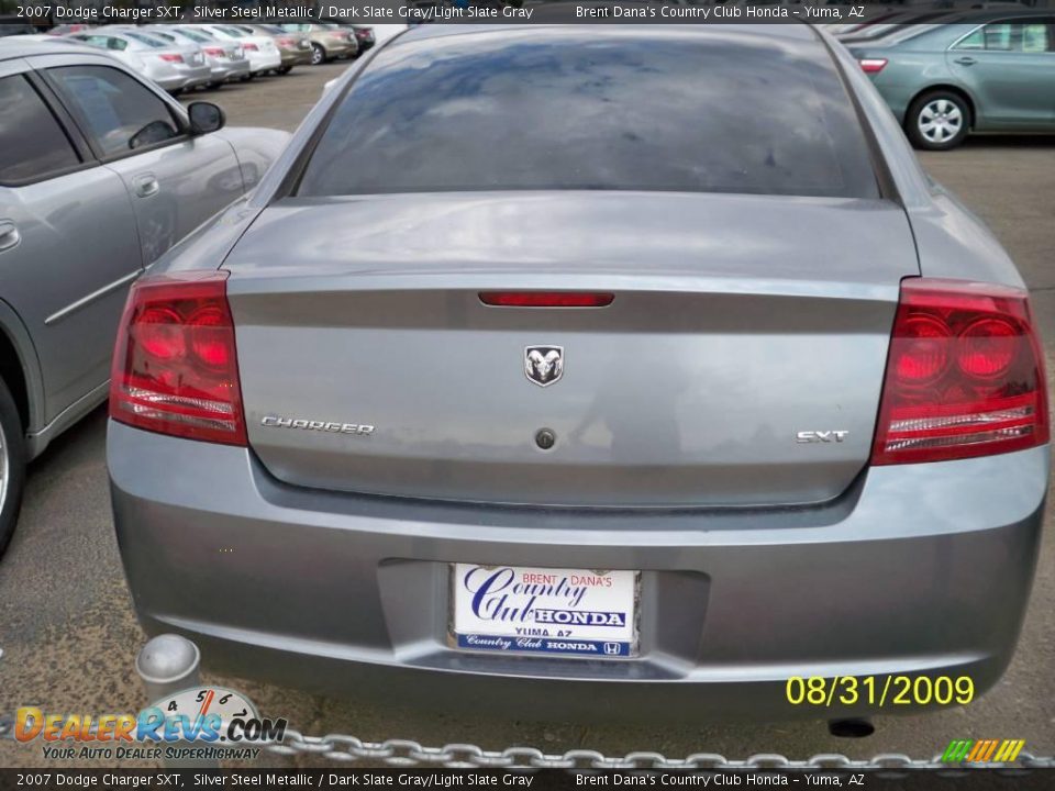 2007 Dodge Charger SXT Silver Steel Metallic / Dark Slate Gray/Light Slate Gray Photo #4