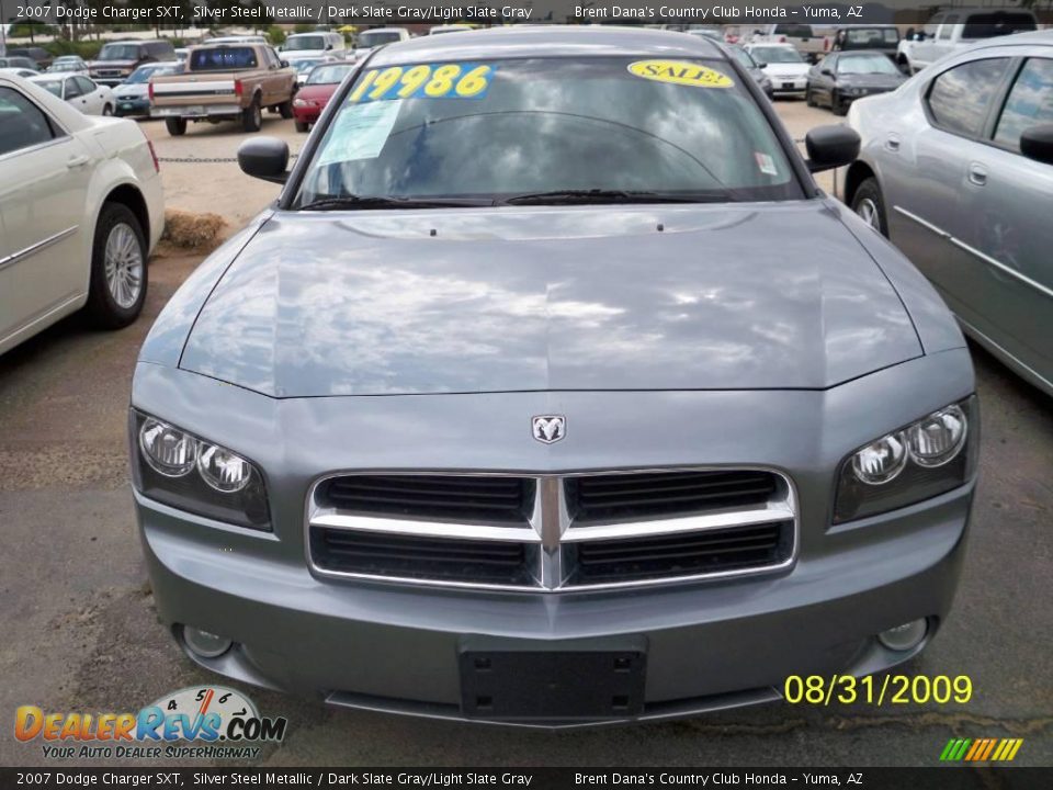 2007 Dodge Charger SXT Silver Steel Metallic / Dark Slate Gray/Light Slate Gray Photo #5