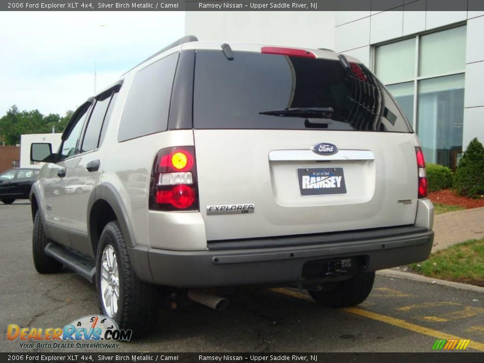 2006 Ford Explorer XLT 4x4 Silver Birch Metallic / Camel Photo #8