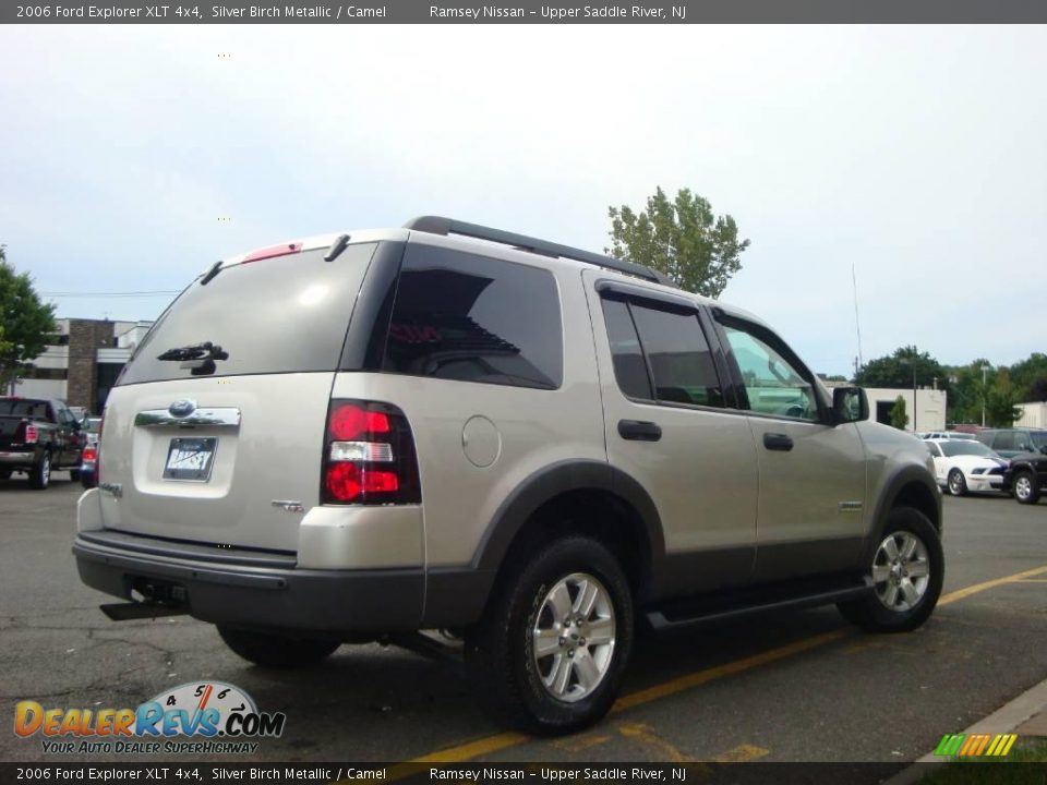 2006 Ford Explorer XLT 4x4 Silver Birch Metallic / Camel Photo #11