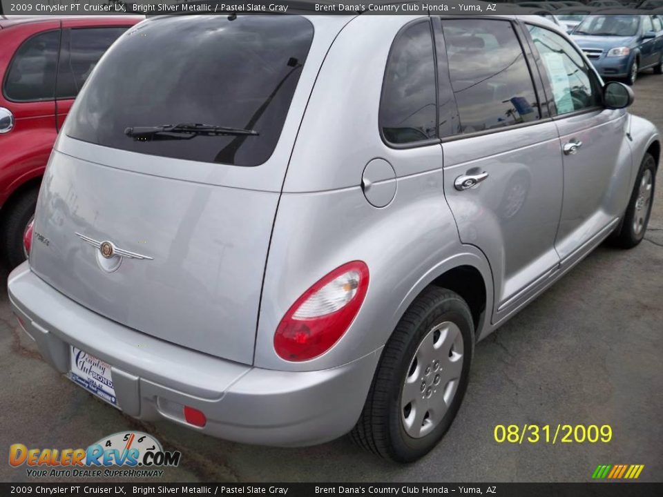 2009 Chrysler PT Cruiser LX Bright Silver Metallic / Pastel Slate Gray Photo #4