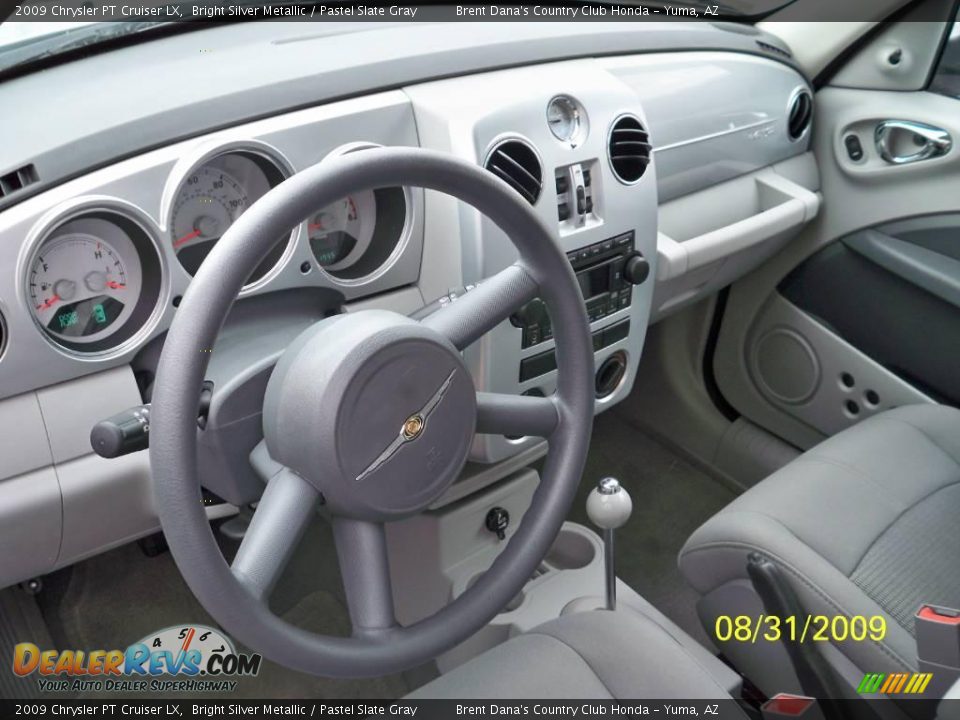 2009 Chrysler PT Cruiser LX Bright Silver Metallic / Pastel Slate Gray Photo #9