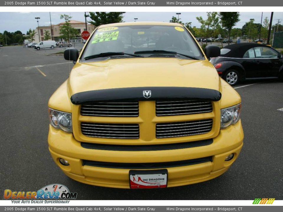 2005 Dodge Ram 1500 SLT Rumble Bee Quad Cab 4x4 Solar Yellow / Dark Slate Gray Photo #2