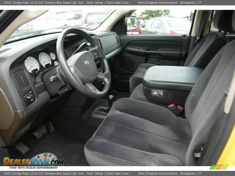 2005 Dodge Ram 1500 SLT Rumble Bee Quad Cab 4x4 Solar Yellow / Dark Slate Gray Photo #12